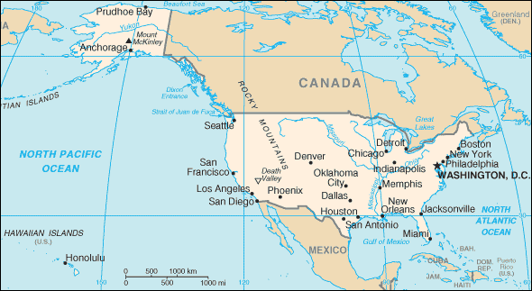 Map of USA