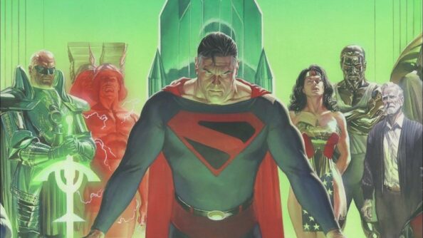 DCU Superman logo alex ross