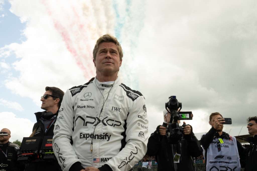 Brad Pitt F1 Filming