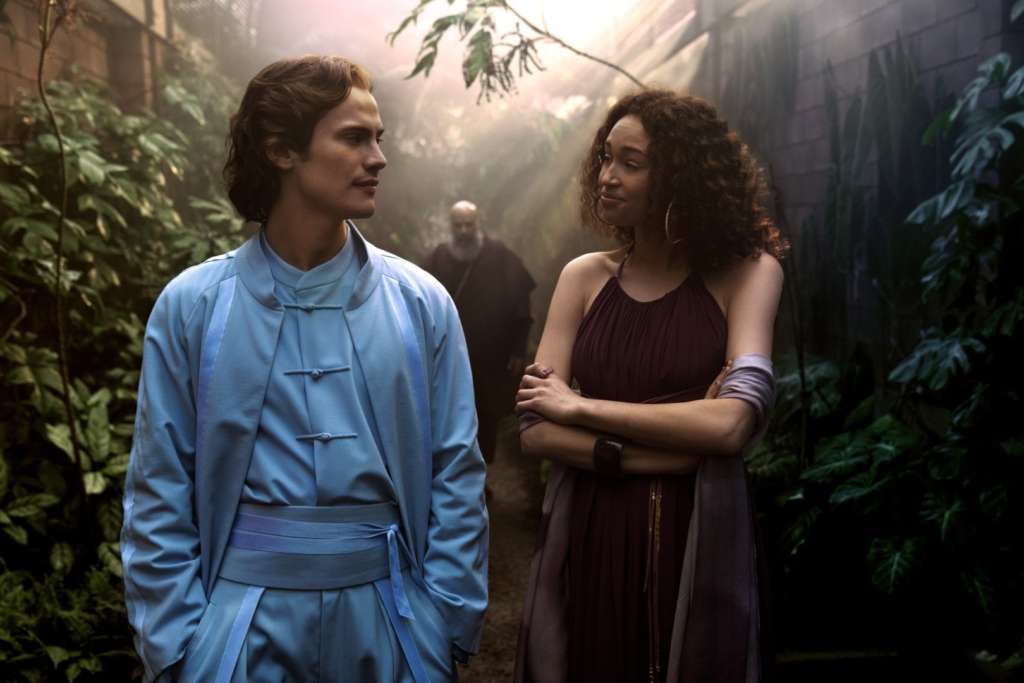 Queen Sareth and Brother Dawn in Foundation Season 2