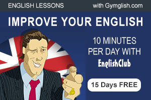 Learn English with Gymglish EnglishClub