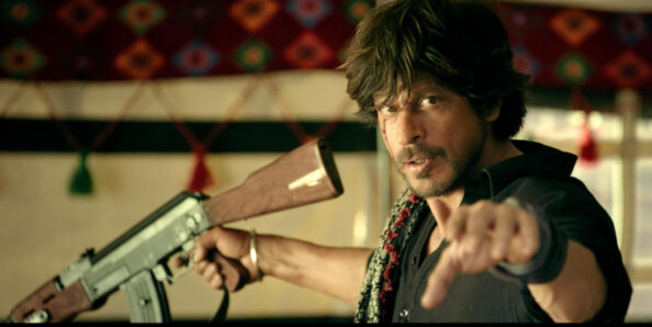 A still from Dunki