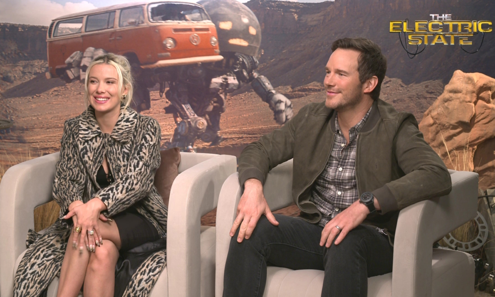The Electric State Netflix Chris Pratt Millie Bobby Brown