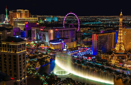 Vegas at night