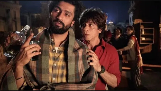 A still from Dunki