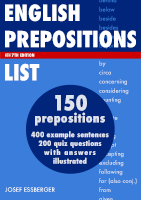 Prepositions List